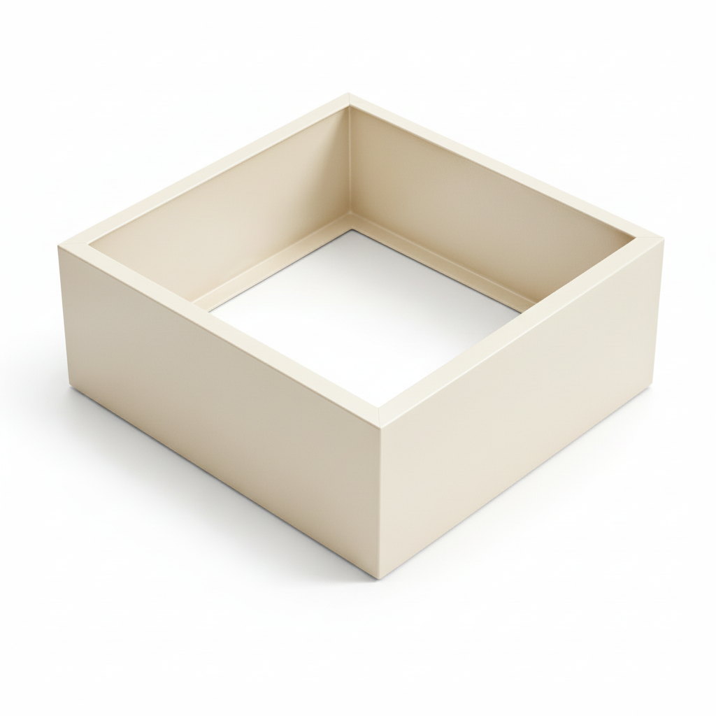 Arden Bottomless Cube Planter Powder Coated Steel Garden