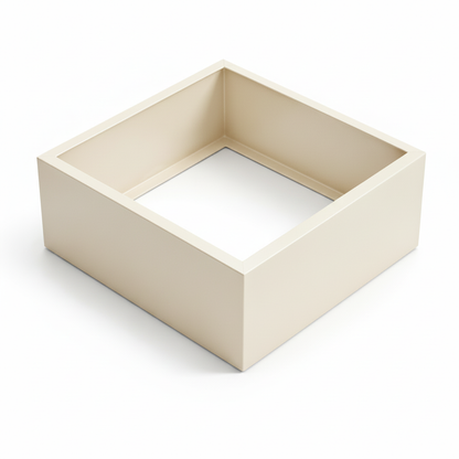 Arden Bottomless Cube Planter Powder Coated Steel Garden