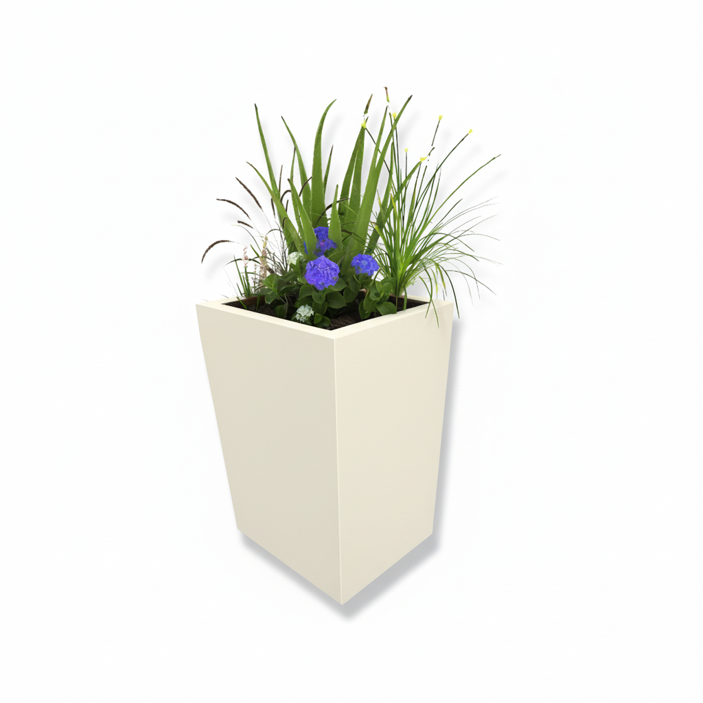 Tatton Column Steel Planter Tall Garden Planter UK