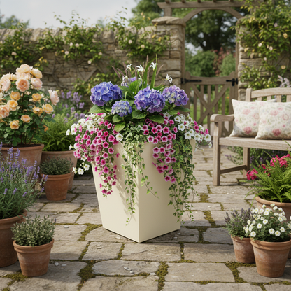 Harrogate Tapered Steel Planter Garden Planter UK