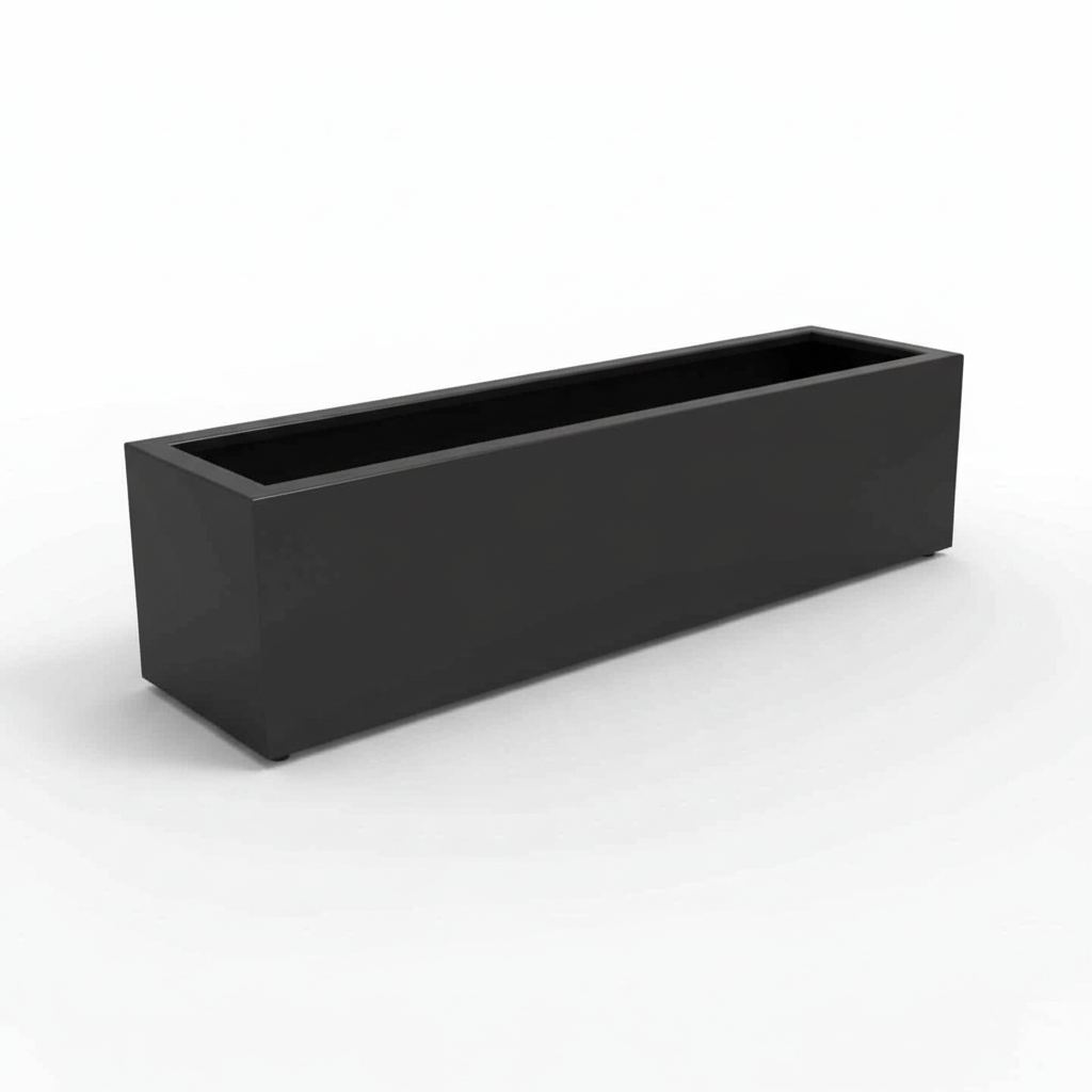 Arden Trough Planter Powder Coated Steel Handmade UK