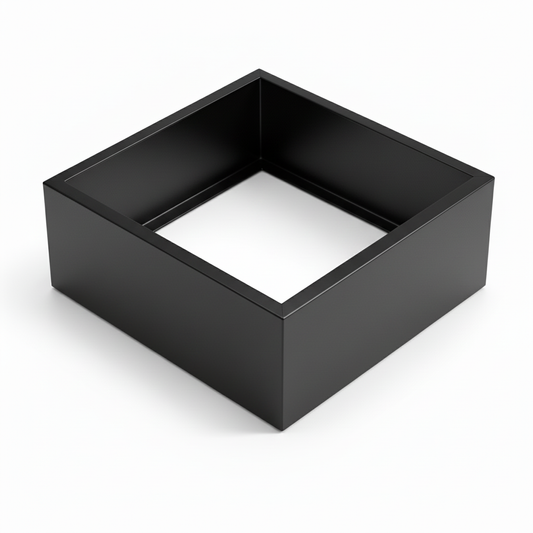 Arden Bottomless Cube Planter Powder Coated Steel Garden
