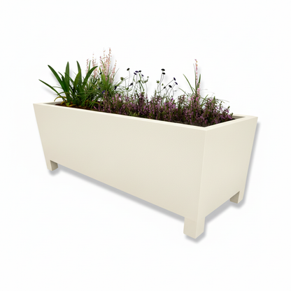 Arden Trough Planter with Feet Steel Garden Planter UK