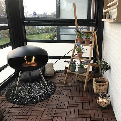 Cocoon Terra Bioethanol Fireplace Matte Black