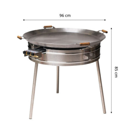 GrillSymbol Expert 960 Paella Cooking Set 96 cm Large Gas Burner