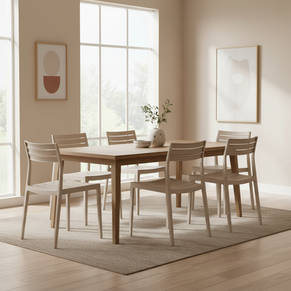 Aura Putty Outdoor Dining Chair | Weather Resistant Garden & Patio Seating