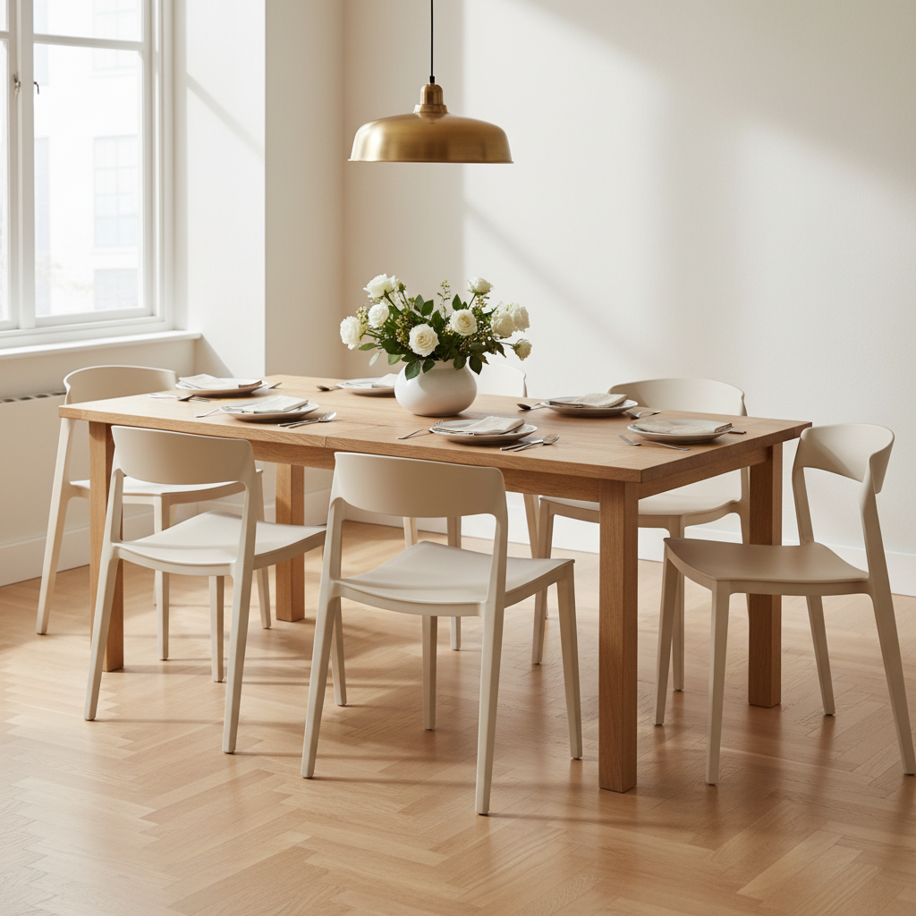 Zen Putty Dining Chair | Modern Indoor & Outdoor Plastic Garden Chair