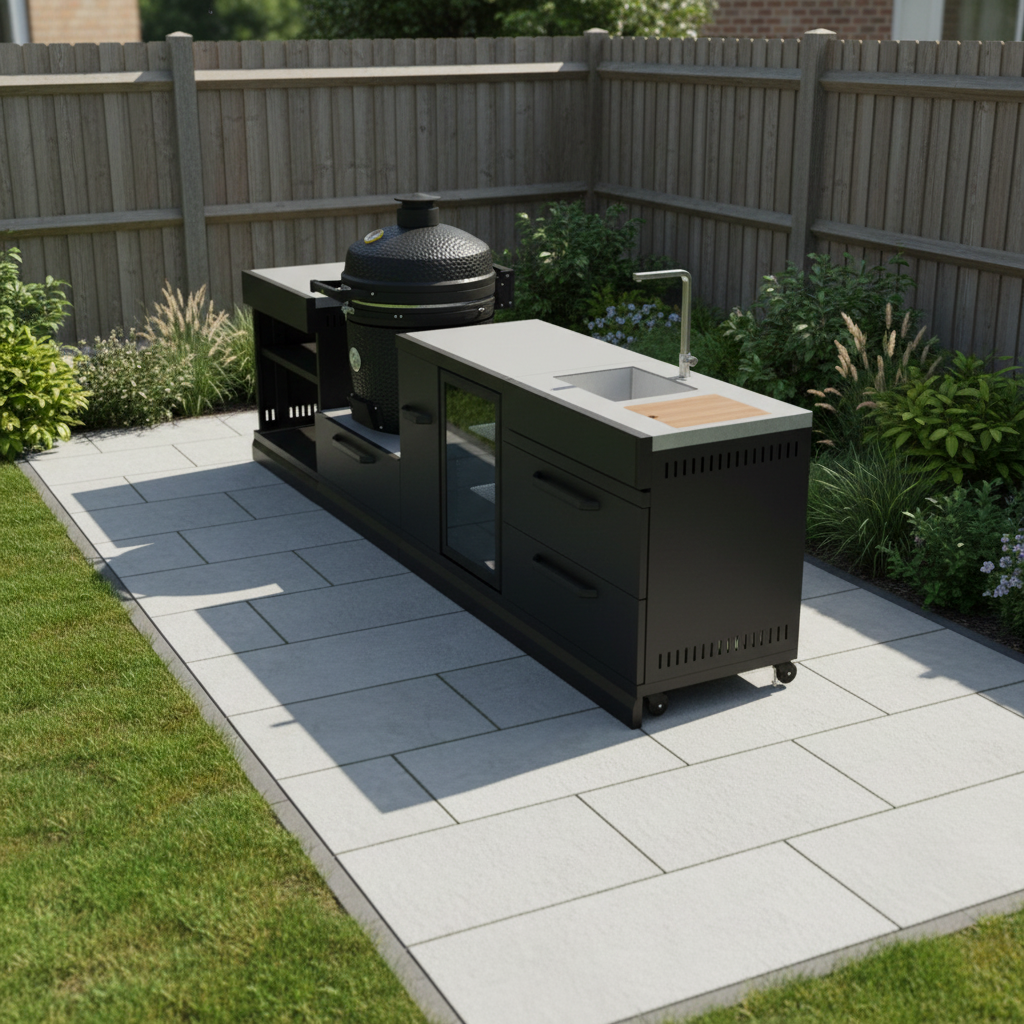 Kamado kitchen residential garden
