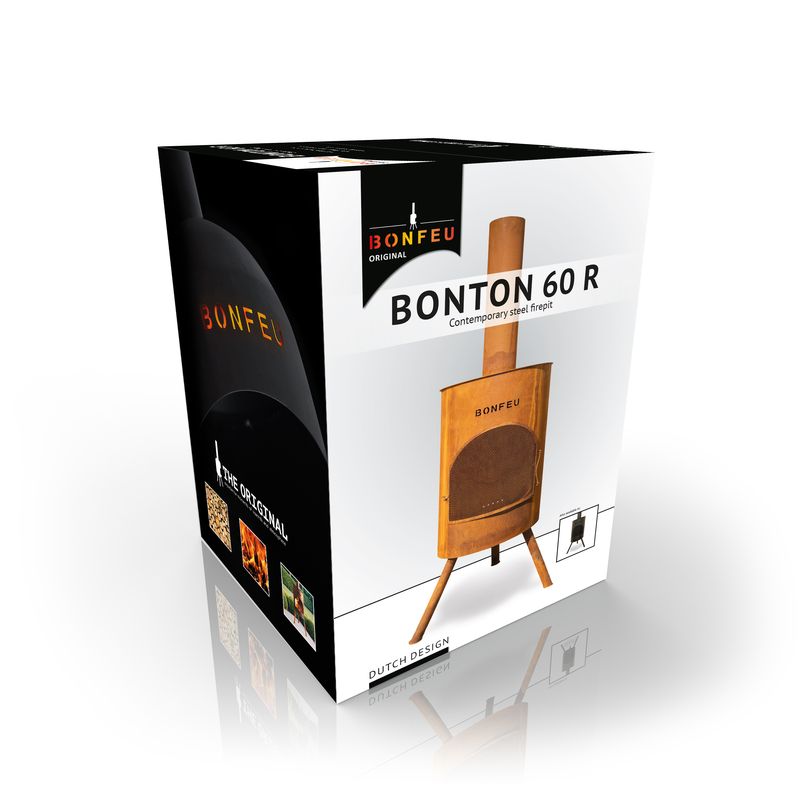 BonFeu, BonTon 60, Outdoor Fireplace, Rust