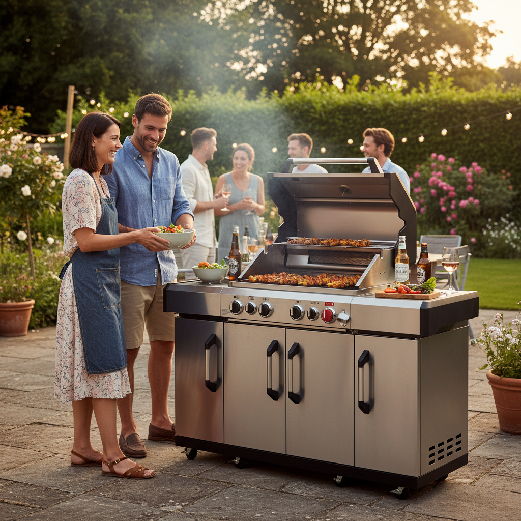 Enders, Kansas, Pro 4, Gas BBQ, Silver