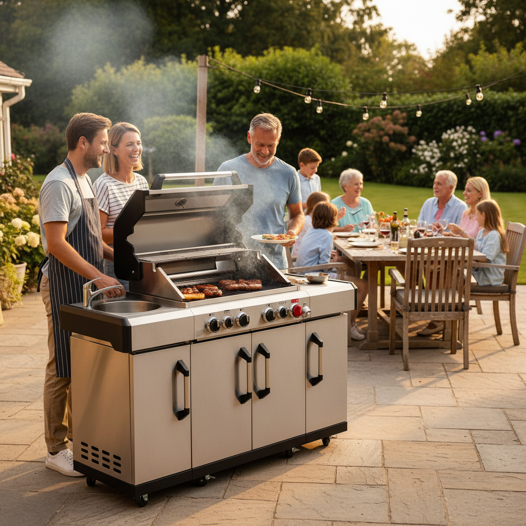 Enders, Kansas, Pro 4, Gas BBQ, Silver