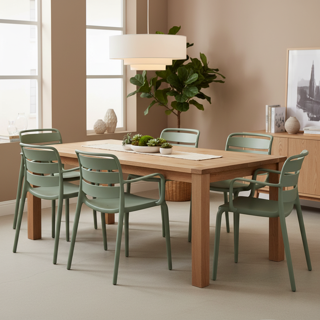Velo French Grey Carver Chair | Stylish Indoor & Outdoor Dining Chair with Armrests