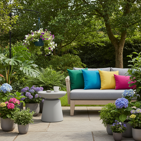 Elementi, Kylix Side Table, Space Grey Outdoor/Indoor Concrete