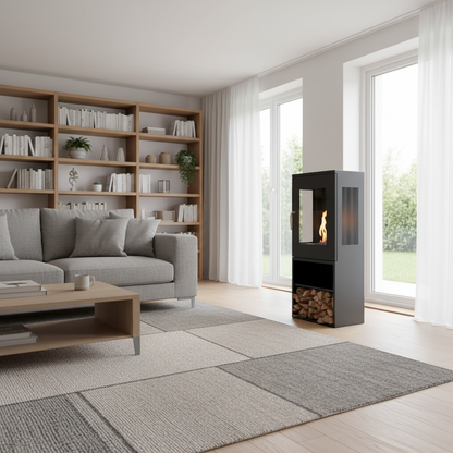 ScandiFlames, Cheyenne,  Bioethanol Stove Fireplace