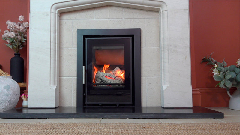 Lovell C400 Inset Stove 5 kW Modern Design with A+ Efficiency