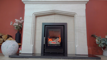 Lovell C400 Inset Stove 5 kW Modern Design with A+ Efficiency