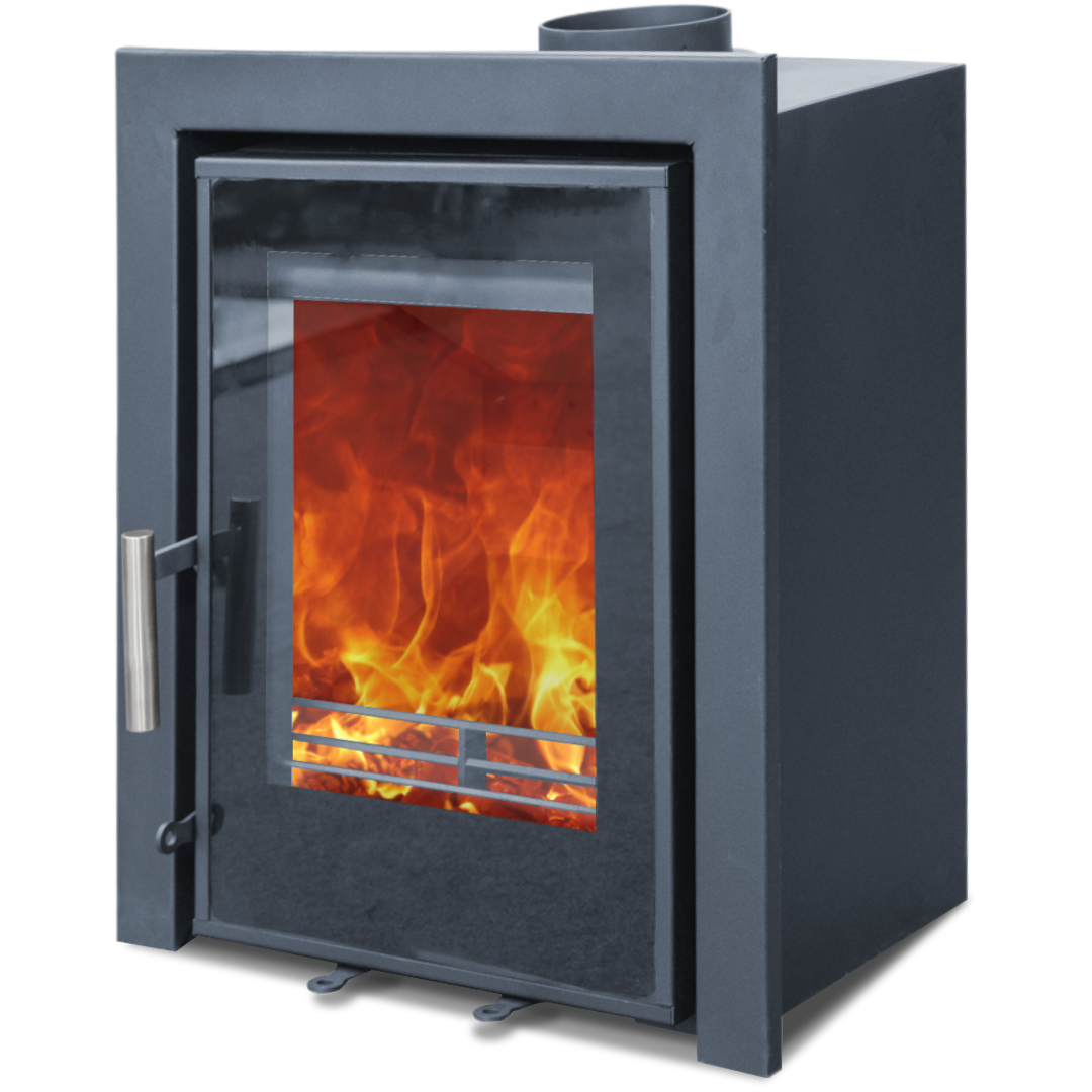 Lovell C400 Inset Stove 5 kW Modern Design with A+ Efficiency