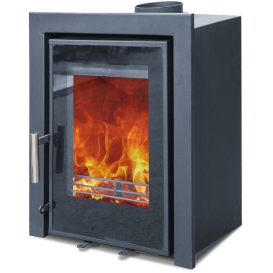 Lovell C400 Inset Stove 5 kW Modern Design with A+ Efficiency