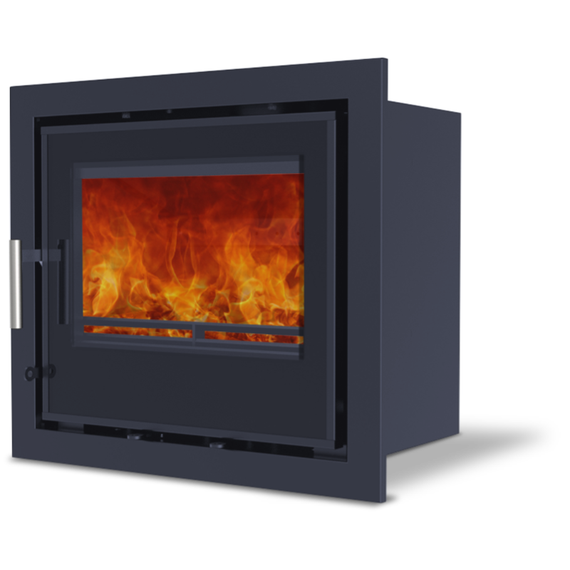 Lovell C550 6.9 kW Stove with Wide Flame View and Modern Design