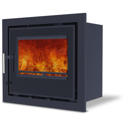 Lovell C550 6.9 kW Stove with Wide Flame View and Modern Design