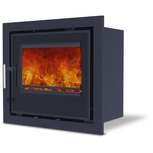 Lovell C550 6.9 kW Stove with Wide Flame View and Modern Design
