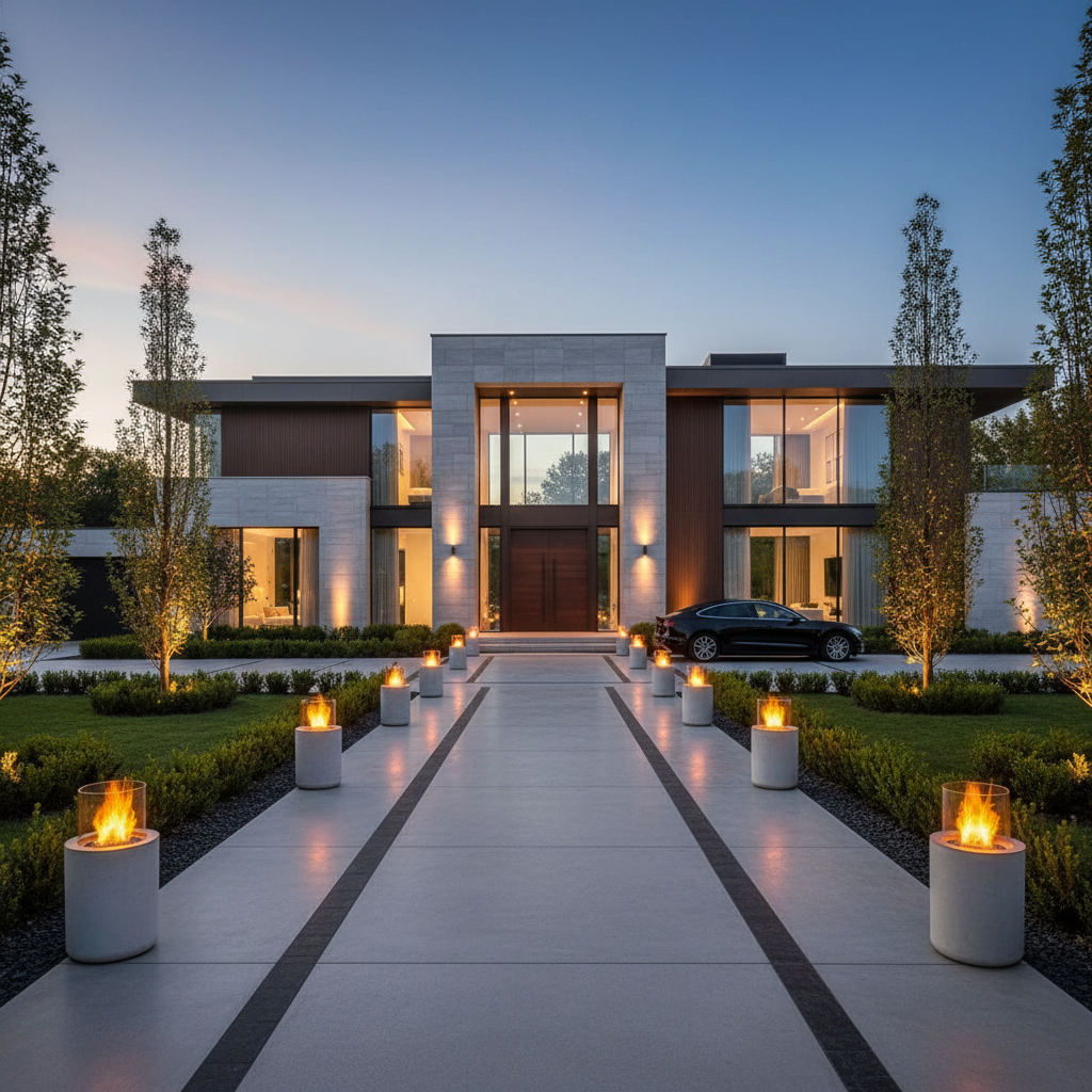 Luxury driveway