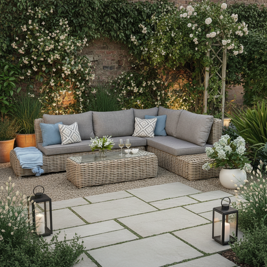 Amalfi Collection Outdoor Large Corner Set