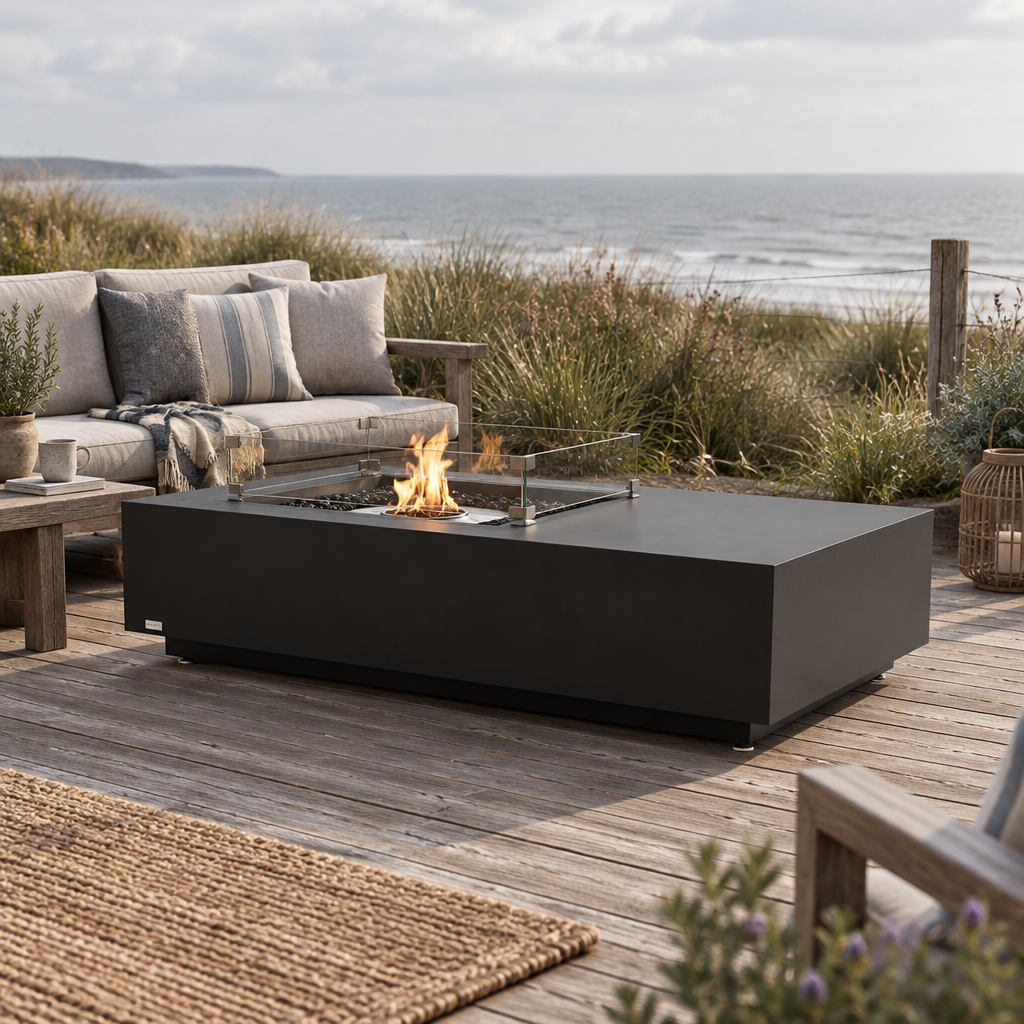 Manhattan 50 EcoSmart Fire Table with 8L Bioethanol Burner