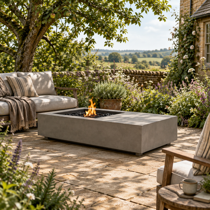 Manhattan 50 EcoSmart Fire Table with 8L Bioethanol Burner