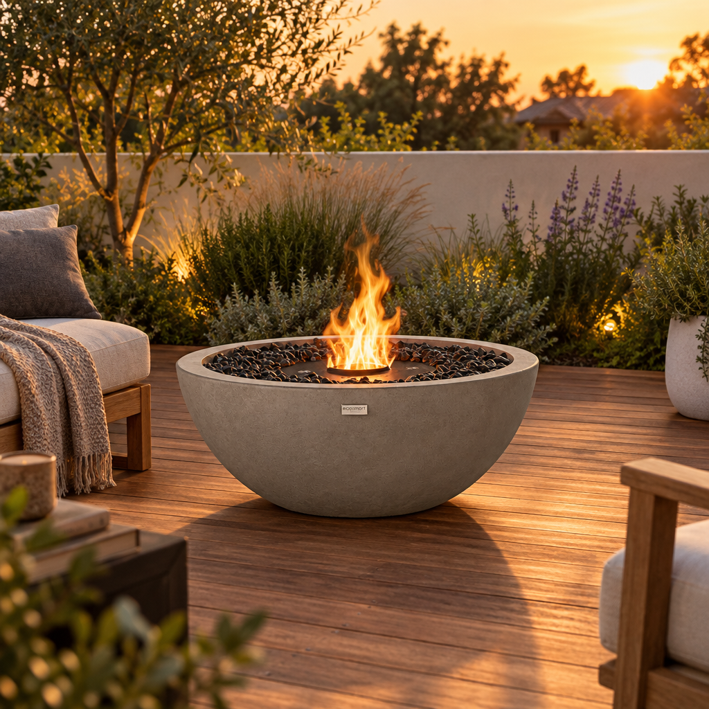 Mix 600 Bioethanol Fire Pit by EcoSmart Fire | Outdoor Fire Pit