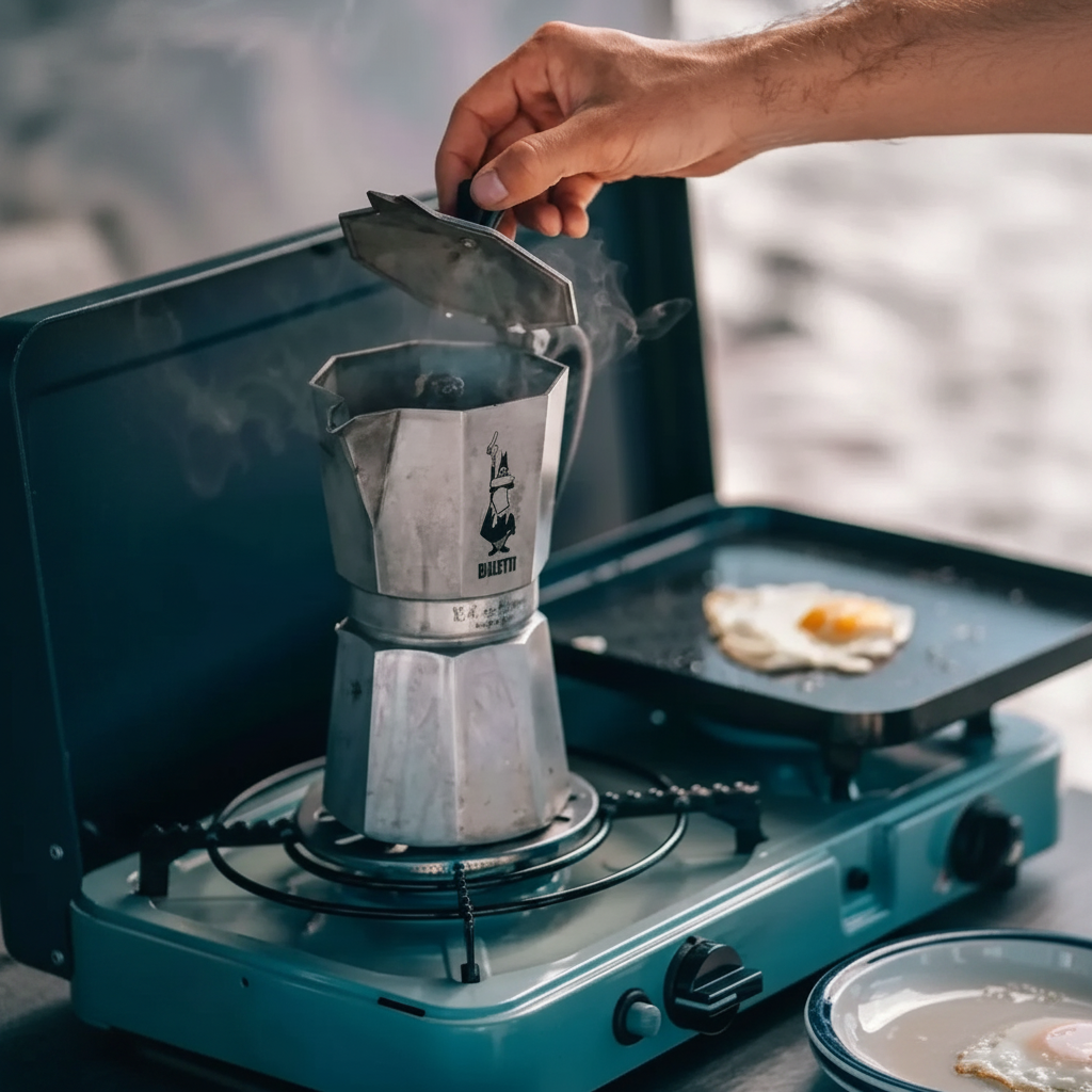 Cadac 2 Cook 3 Pro Deluxe QR Dual Burner Gas Camping Stove with Grill Plates