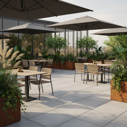 Tatton – Corten Steel Column Planter