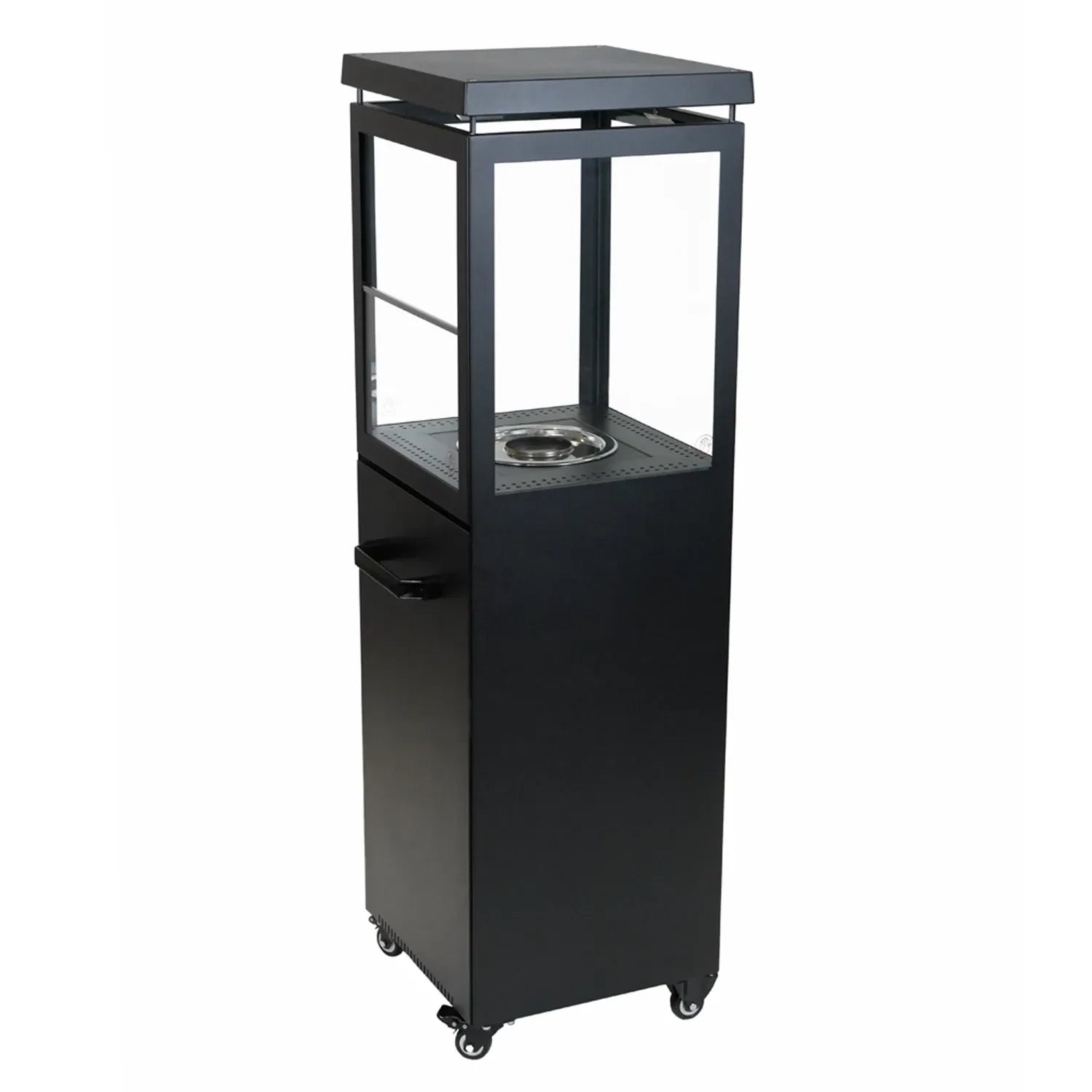 Muztag Premium Fire Paris – Black Bioethanol Fireplace