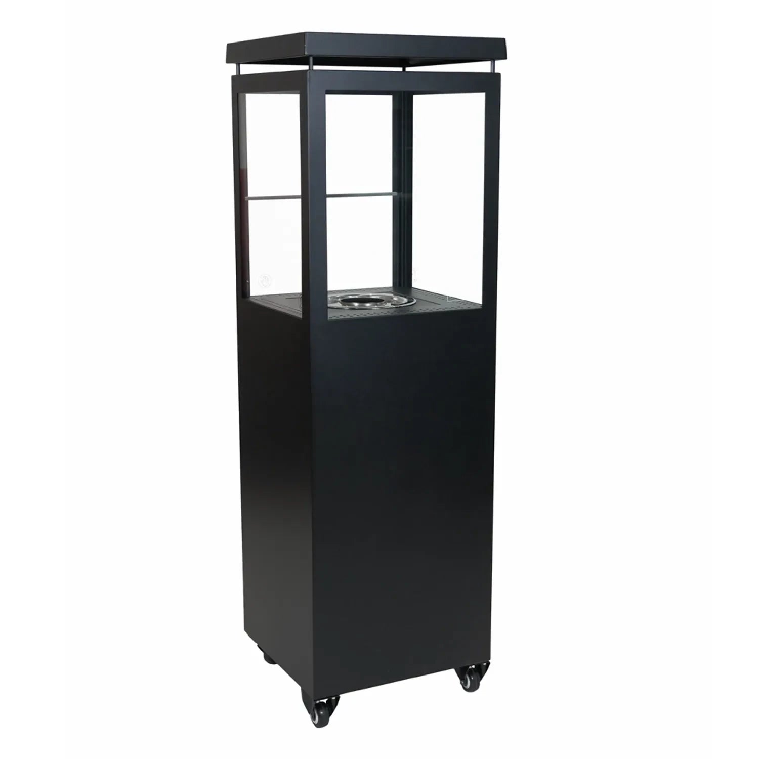 Muztag Premium Fire Paris – Black Bioethanol Fireplace
