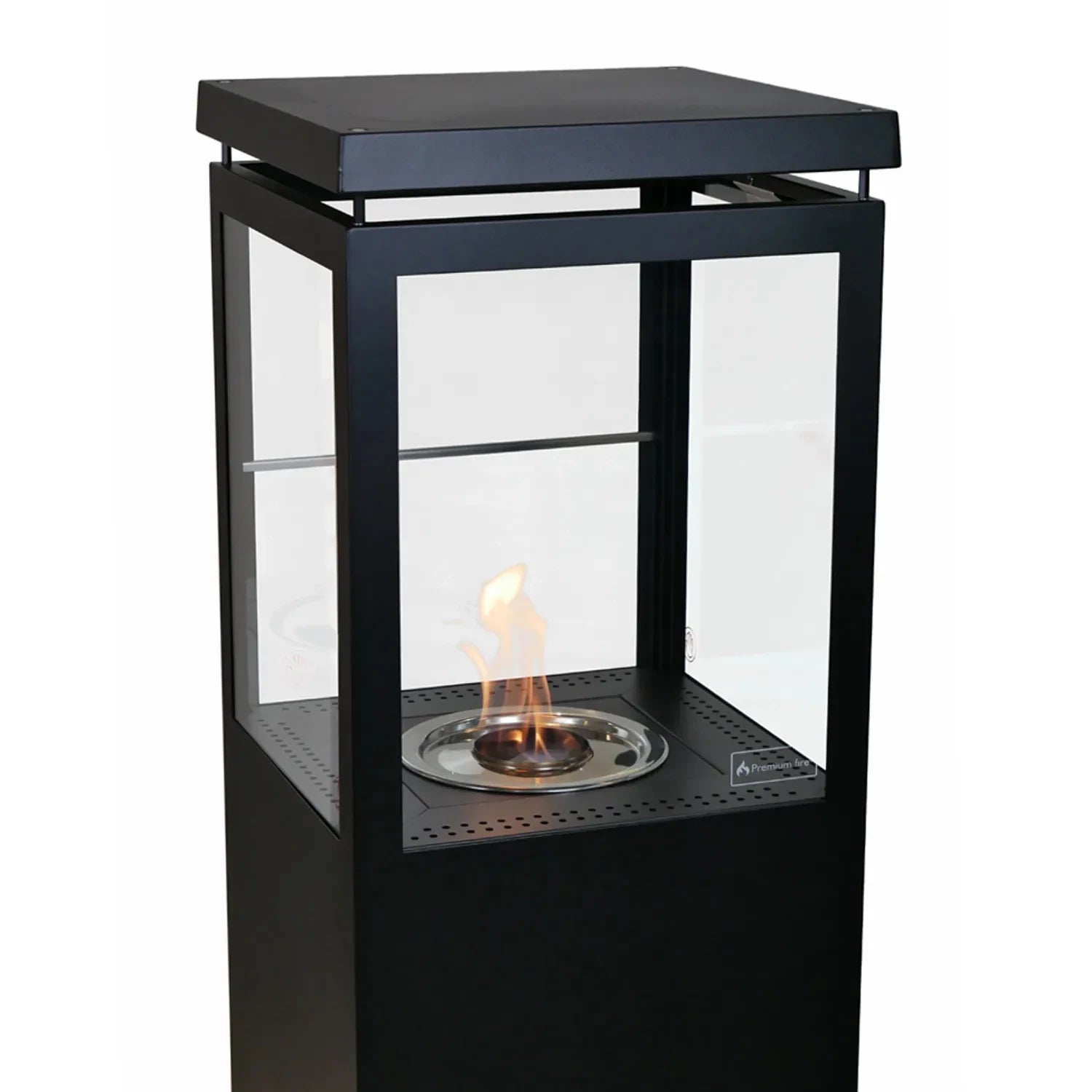 Muztag Premium Fire Paris – Black Bioethanol Fireplace