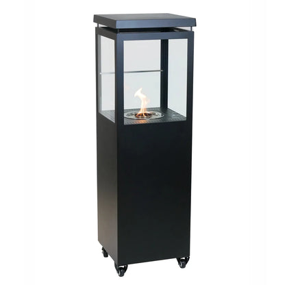 Muztag Premium Fire Paris – Black Bioethanol Fireplace