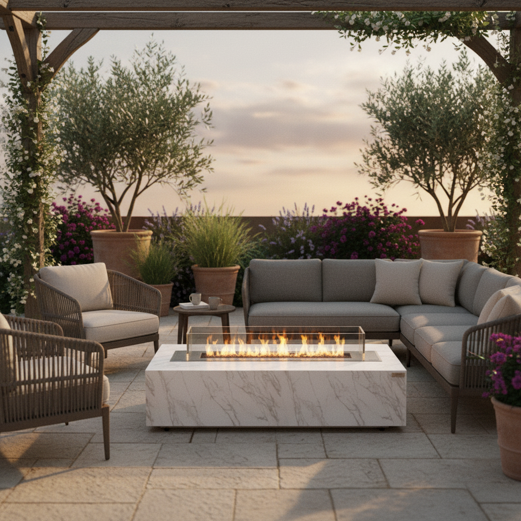 Natural terrace