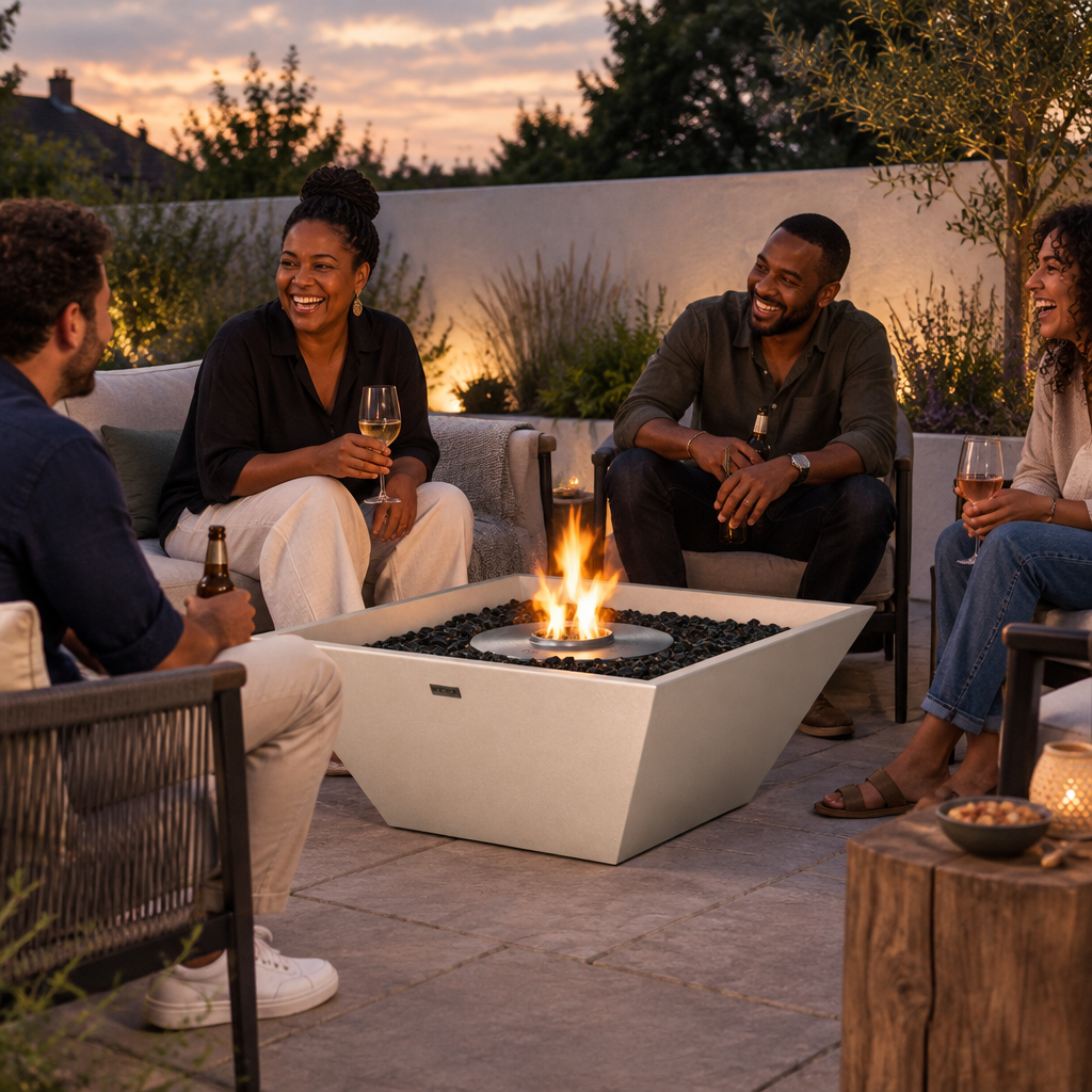 Nova 600 Bioethanol Fire Pit by EcoSmart Fire | Compact Outdoor Fire