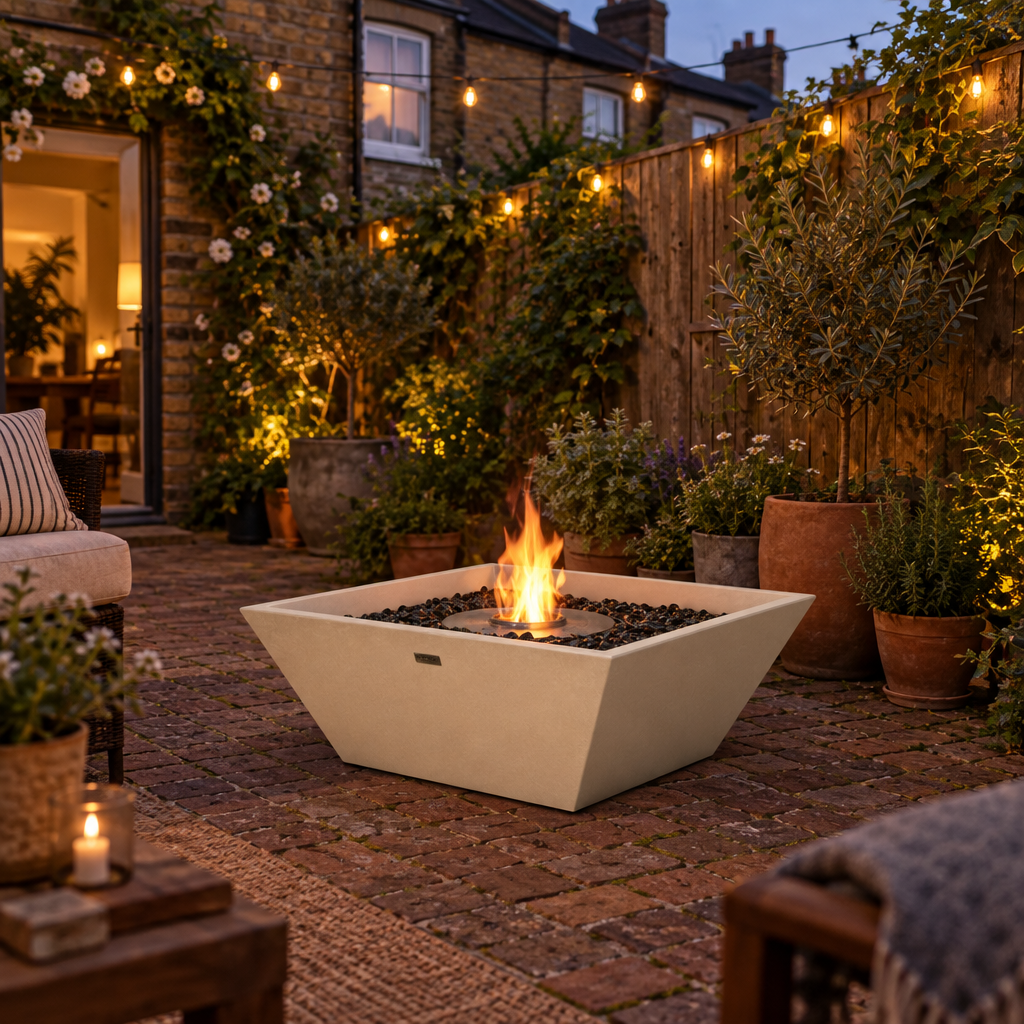 Nova 600 Bioethanol Fire Pit by EcoSmart Fire | Compact Outdoor Fire