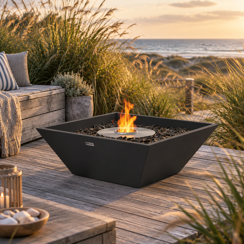 Nova 600 Bioethanol Fire Pit by EcoSmart Fire | Compact Outdoor Fire