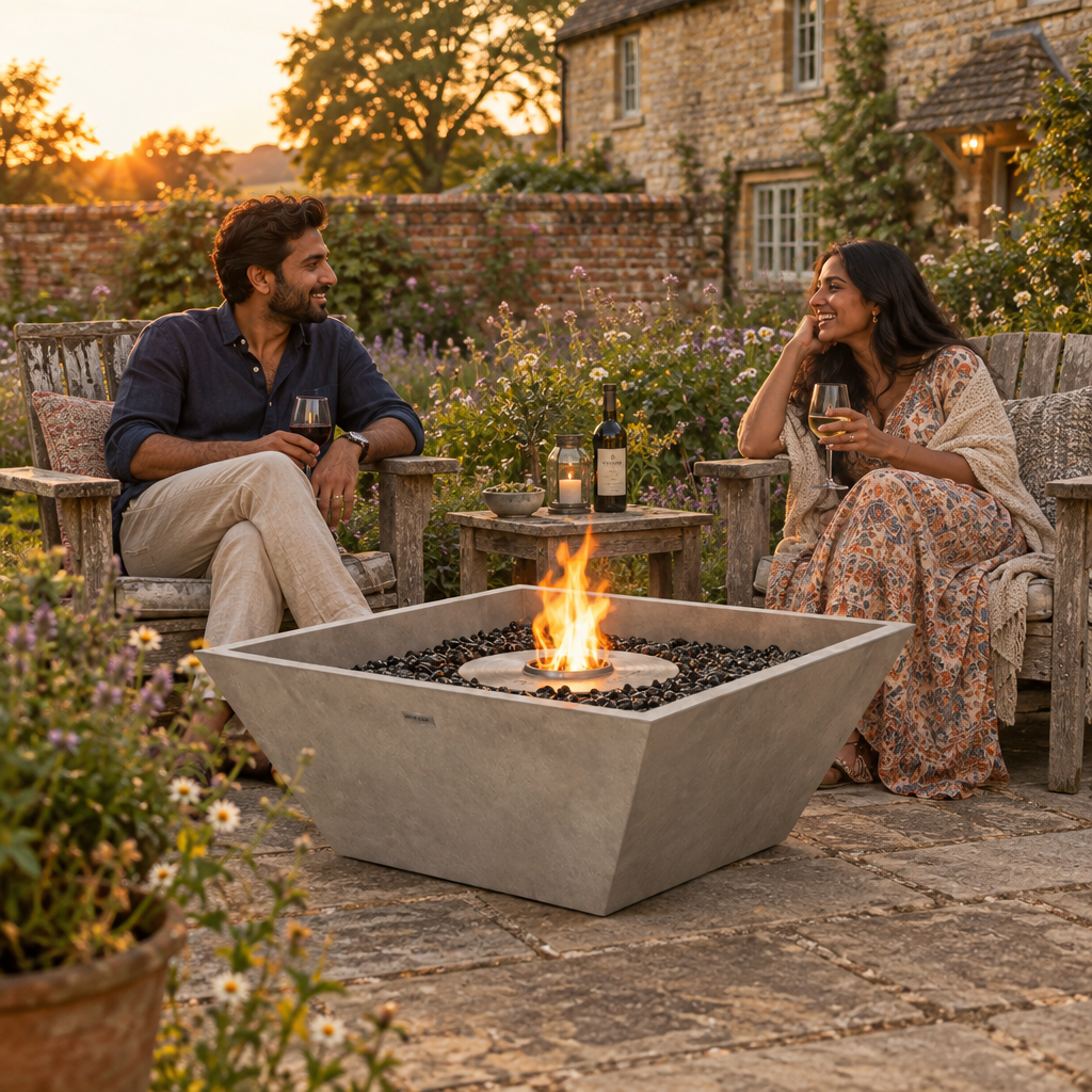 Nova 600 Bioethanol Fire Pit by EcoSmart Fire | Compact Outdoor Fire