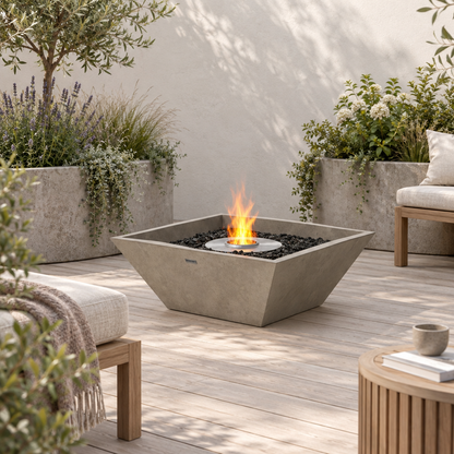Nova 600 Bioethanol Fire Pit by EcoSmart Fire | Compact Outdoor Fire