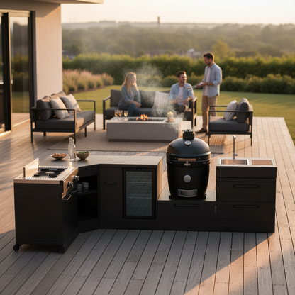 Outdoor kitchen golden hour 800x800