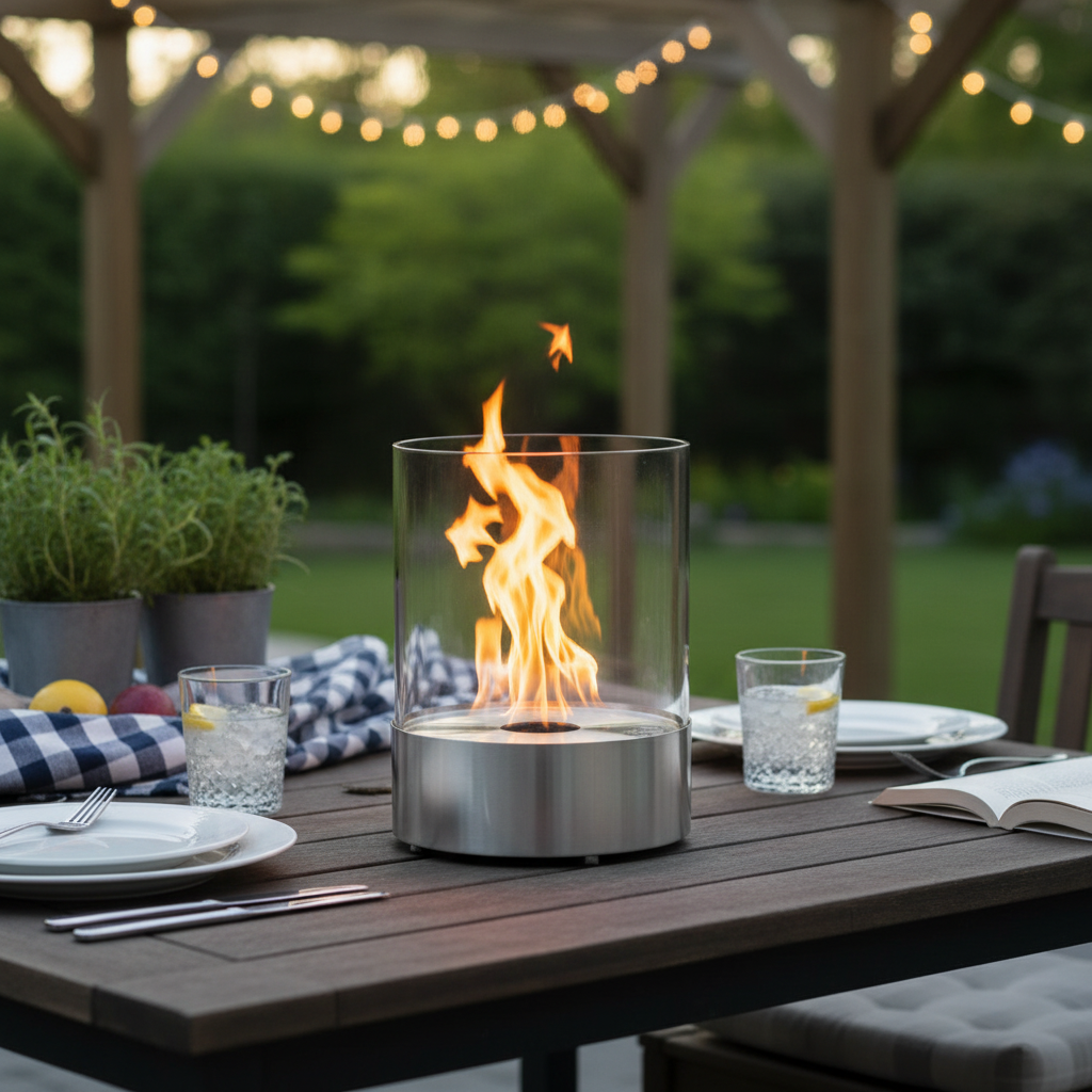Outdoor patio close-up