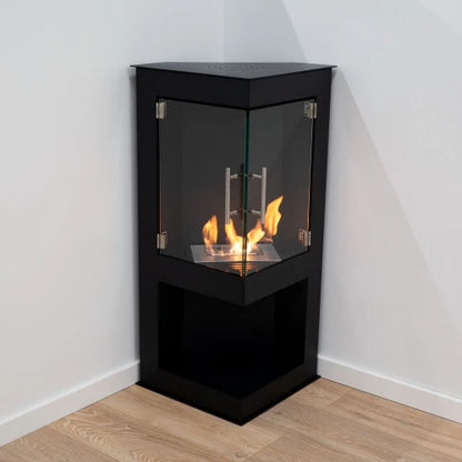 Alaska Corner Bioethanol Stove Fireplace | ScandiFlames