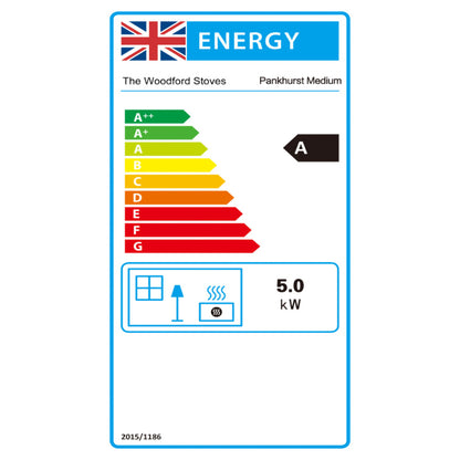 Woodford Pankhurst Medium 5kW Wood Burning Stove DEFRA