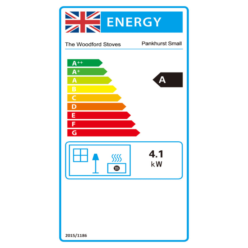 Woodford Pankhurst Small 4.1kW Wood Burning Stove DEFRA (Pankhurst Small)