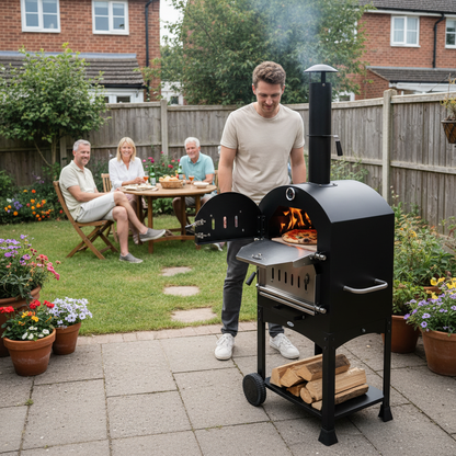 HEAT Ovnhus Outdoor Pizza Oven – Wood Fired