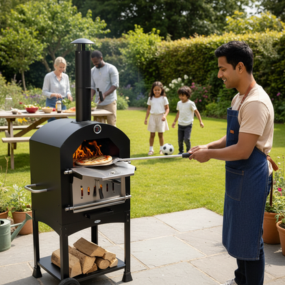 HEAT Ovnhus Outdoor Pizza Oven – Wood Fired