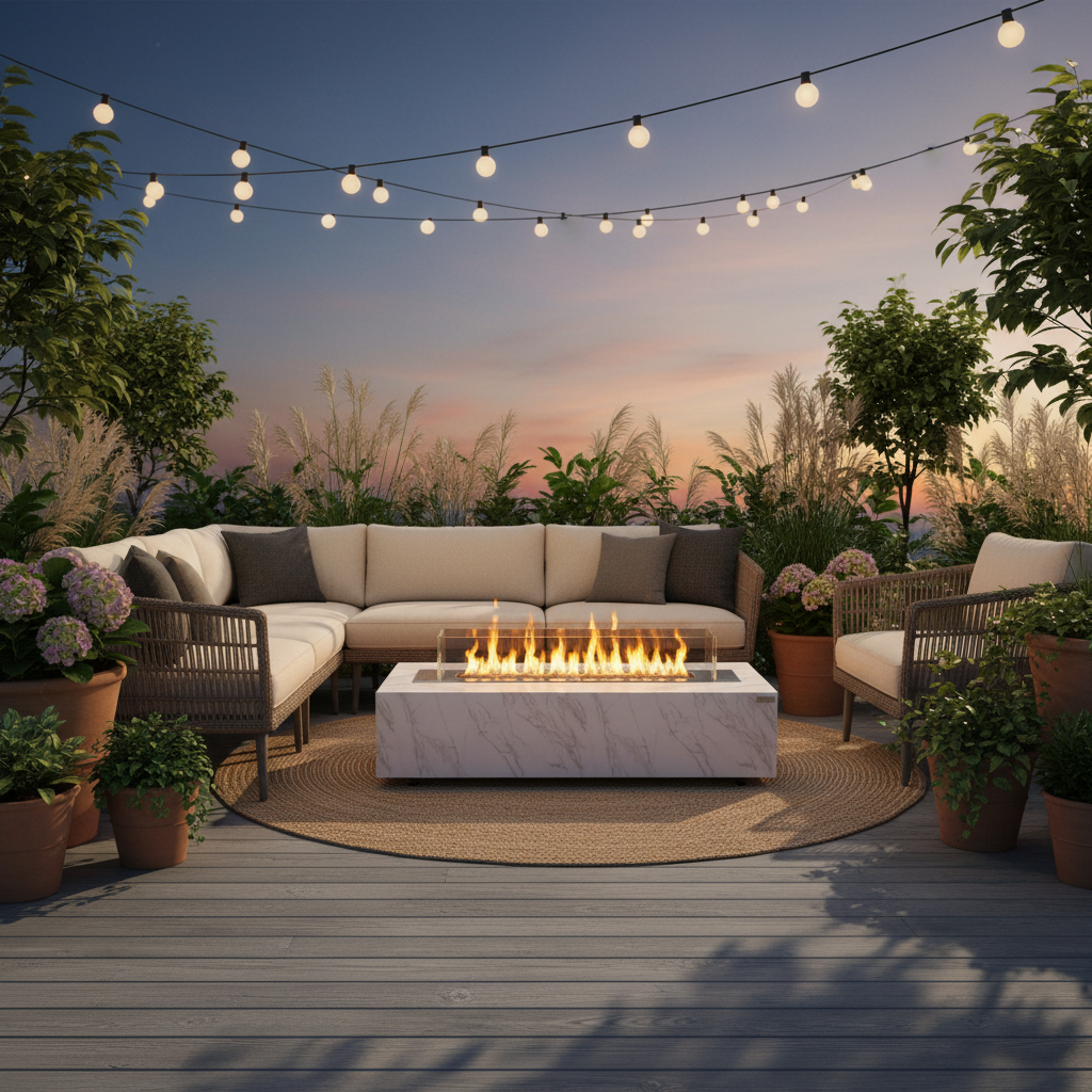 Photorealistic patio